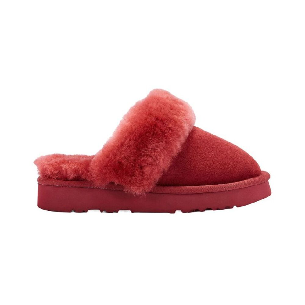 Australia Luxe Collective Kids Mool Shearling Slipper, Red